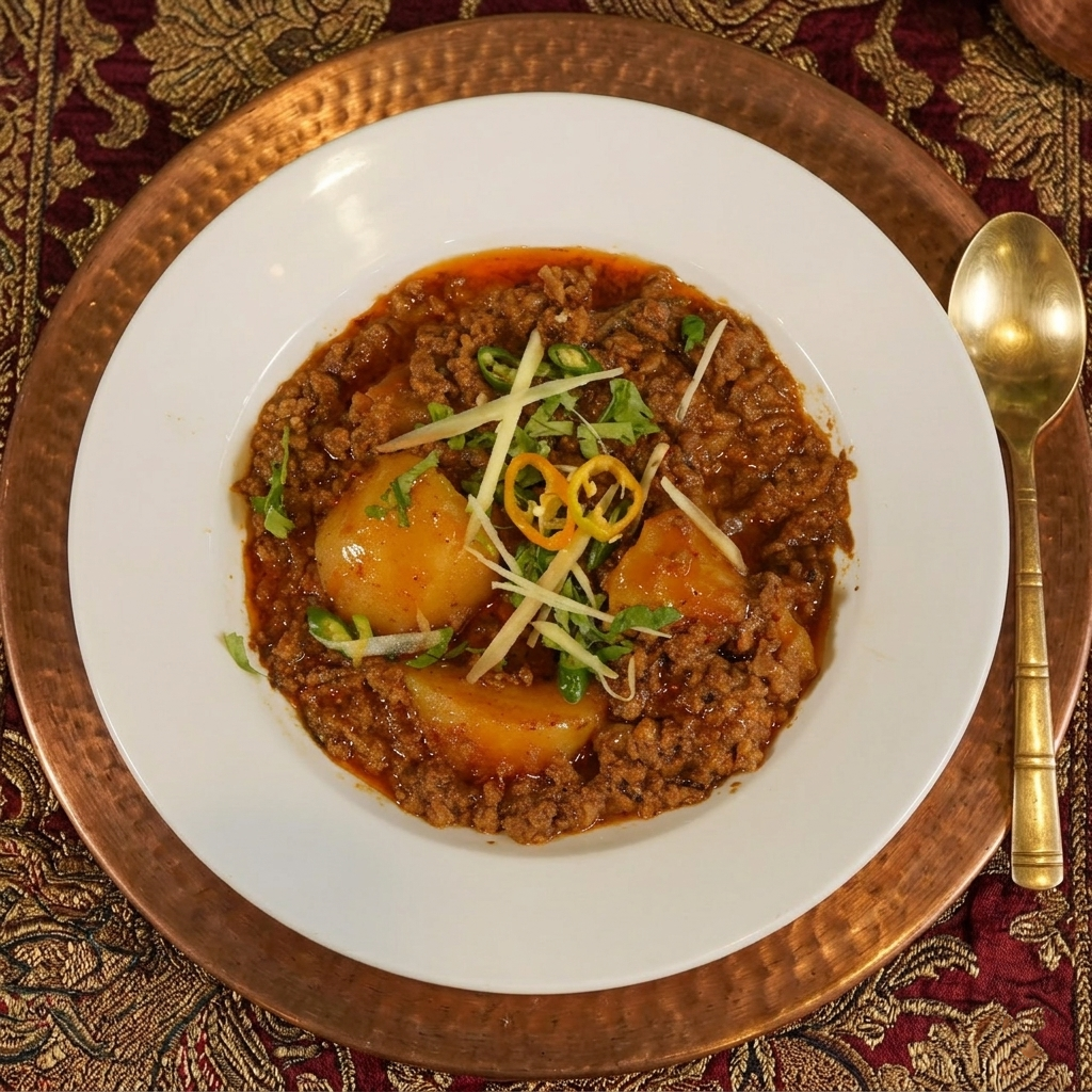Aloo Qeema